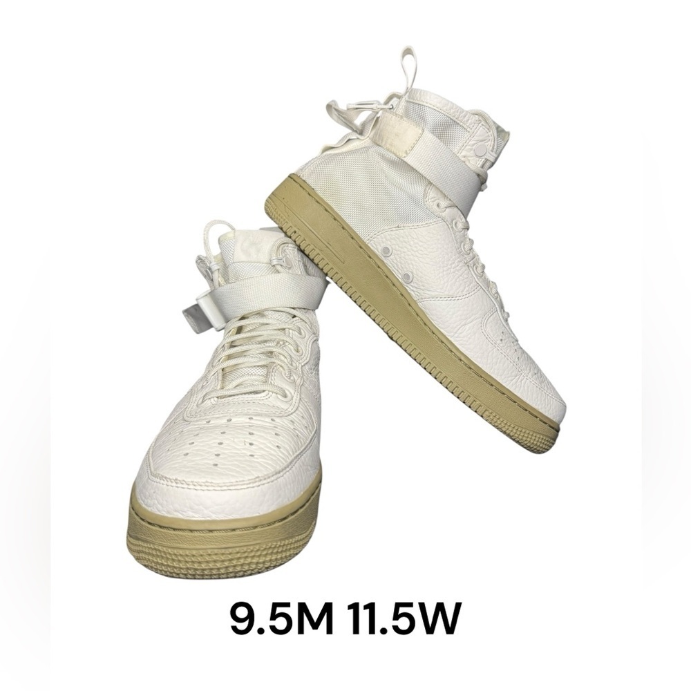Nike SF Air Force 1 Mid Olive Ivory women 11 men 9.5